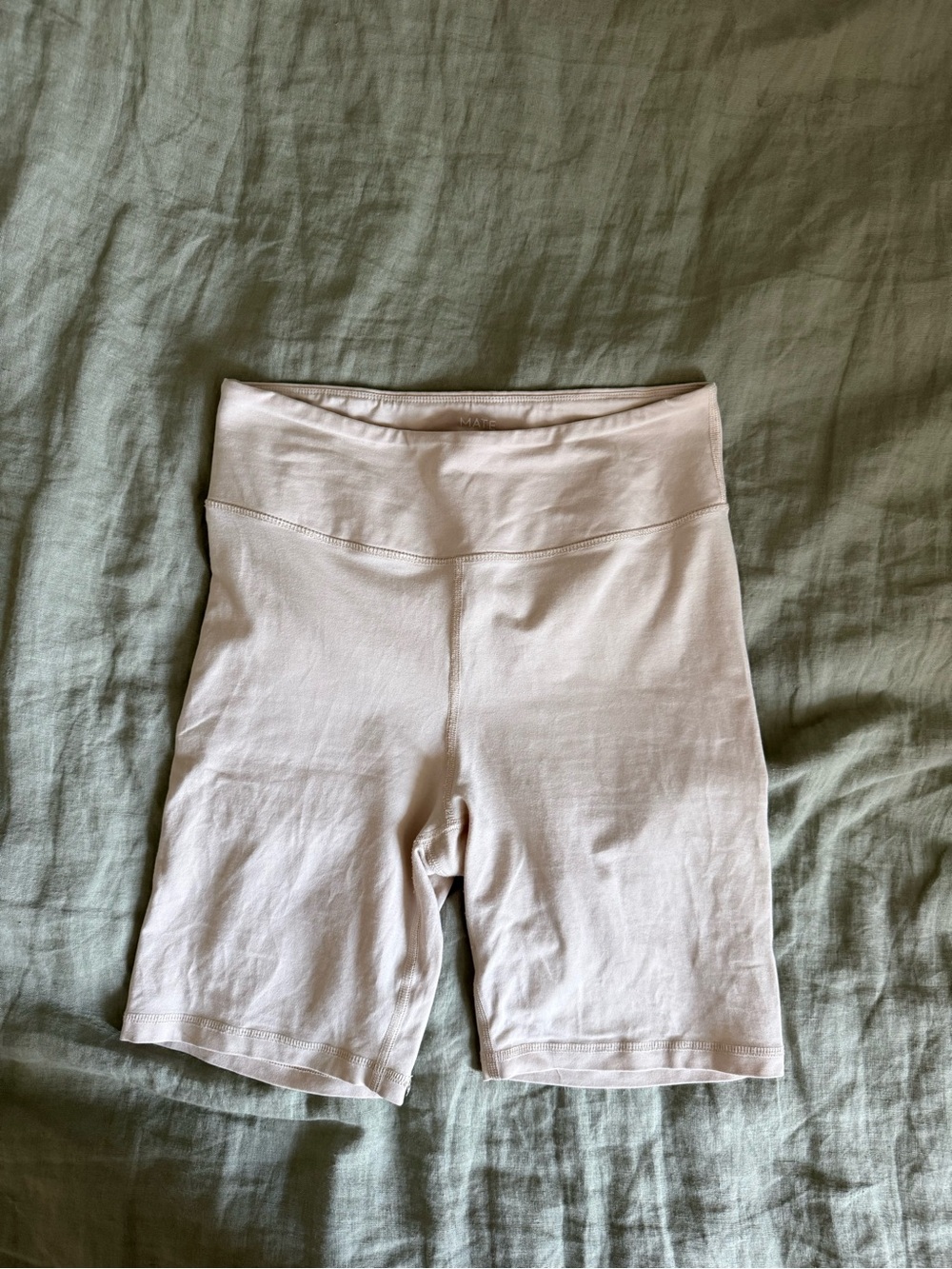 MATE the Label Bike Shorts in Bone